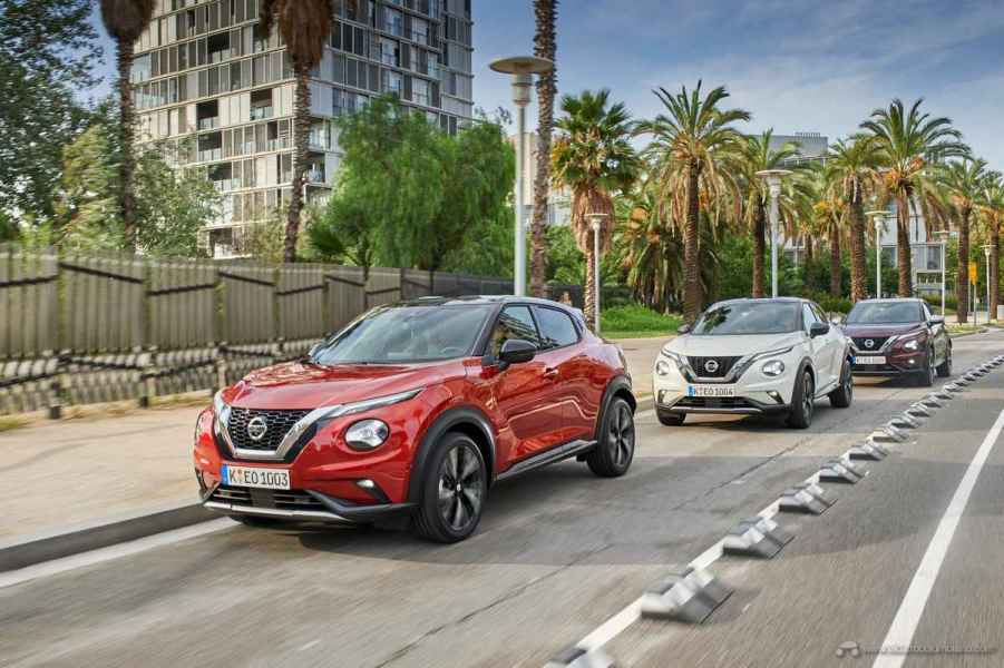New Nissan JUKE hits the road in Barcelona