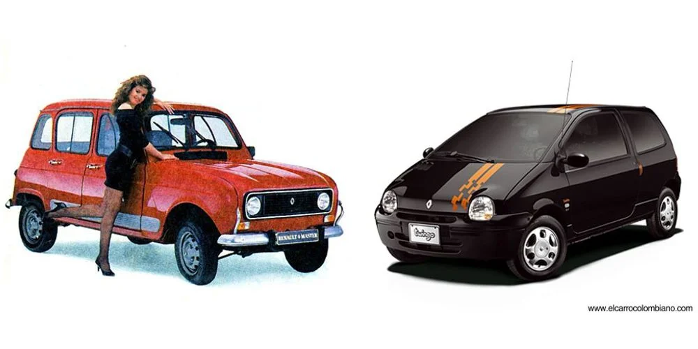 renault 4 colombia, renault twingo colombia, historia