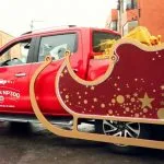 Nissan NP300 Frontier Navidad Papá Noel