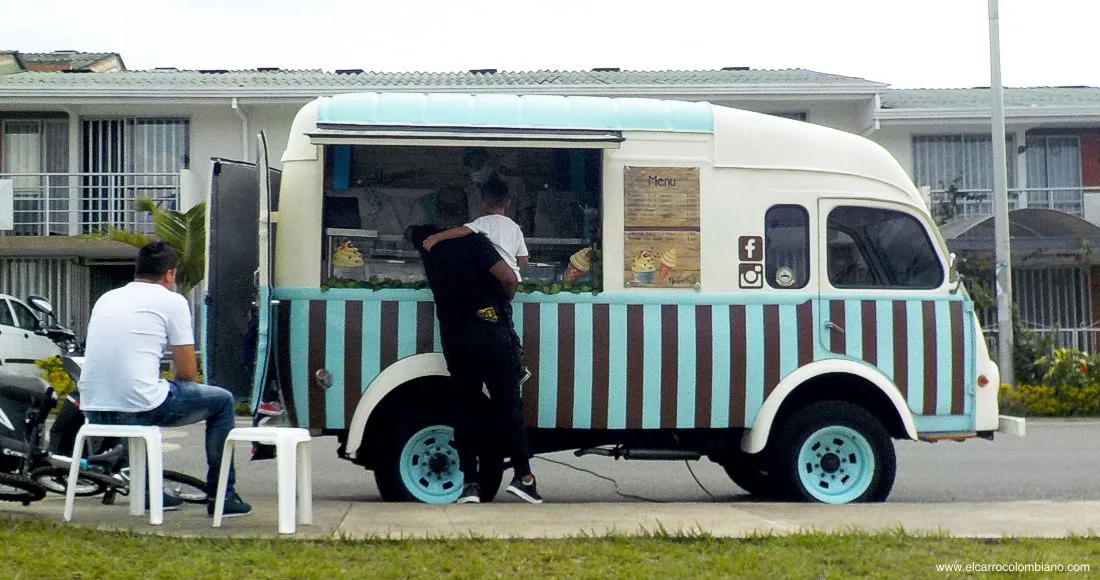 renault goelette, helados, yoguetto, pereira, food truck
