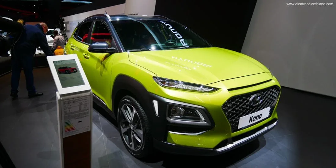 hyundai kona, hyundai kona colombia