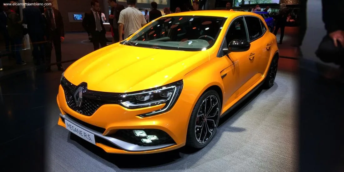 renault megane rs 2018, renault megane rs colombia, iaa 2017, frankfurt 2017