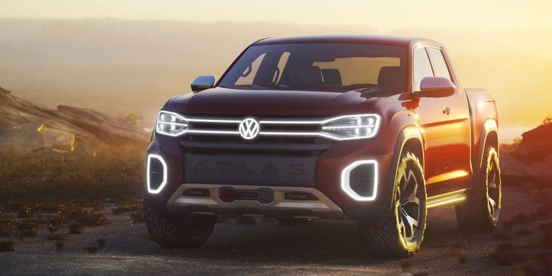 volkswagen atlas tanoak concept pick-up, atlas tanoak, volkswagen atlas tanoak, vw pick up mediana, vw atlas tanoak