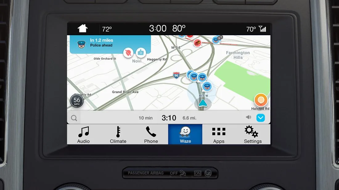 waze, carros con waze, waze mapa, waze android, waze apple carplay, ford waze, carros ford con waze, waze colombia, ford colombia, carros ford con waze