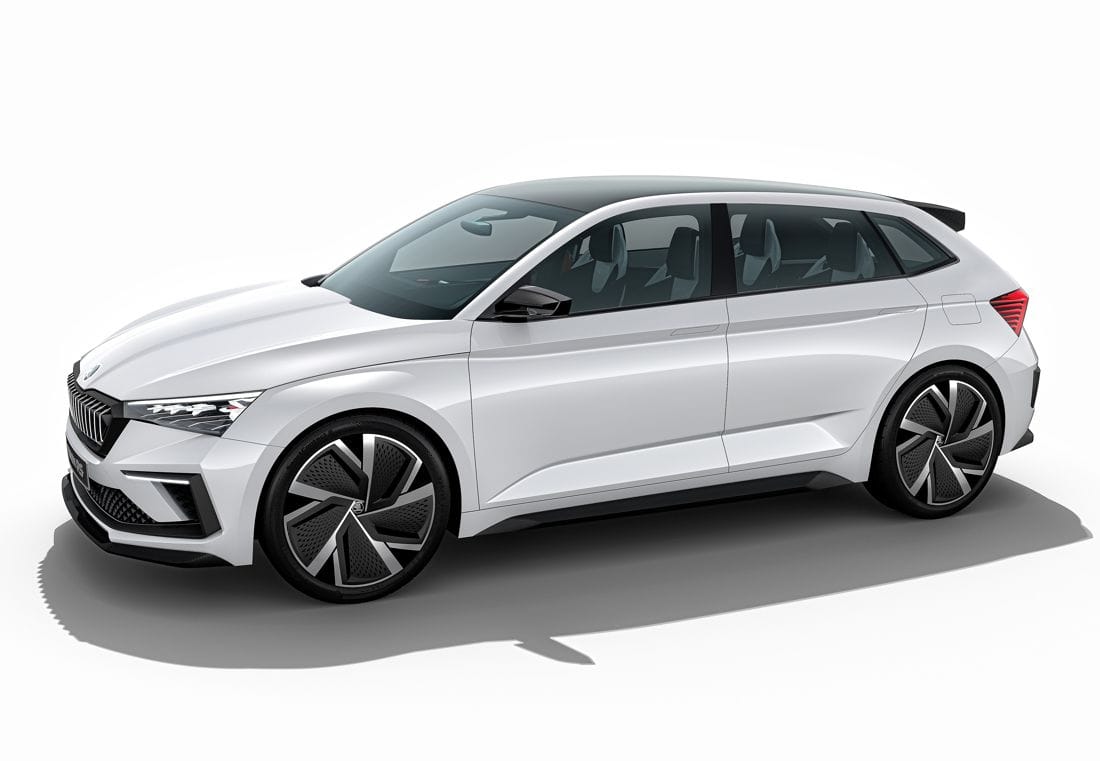skoda vision rs, skoda vision rs concept car, skoda vision rs prototipo, skoda vision rs salon de paris 2018, skoda spaceback 2019, skoda hibrido, skoda vision rs hibrido, skoda vision rs prototipo hibrido, skoda spaceback 2020, skoda spaceback hibrido