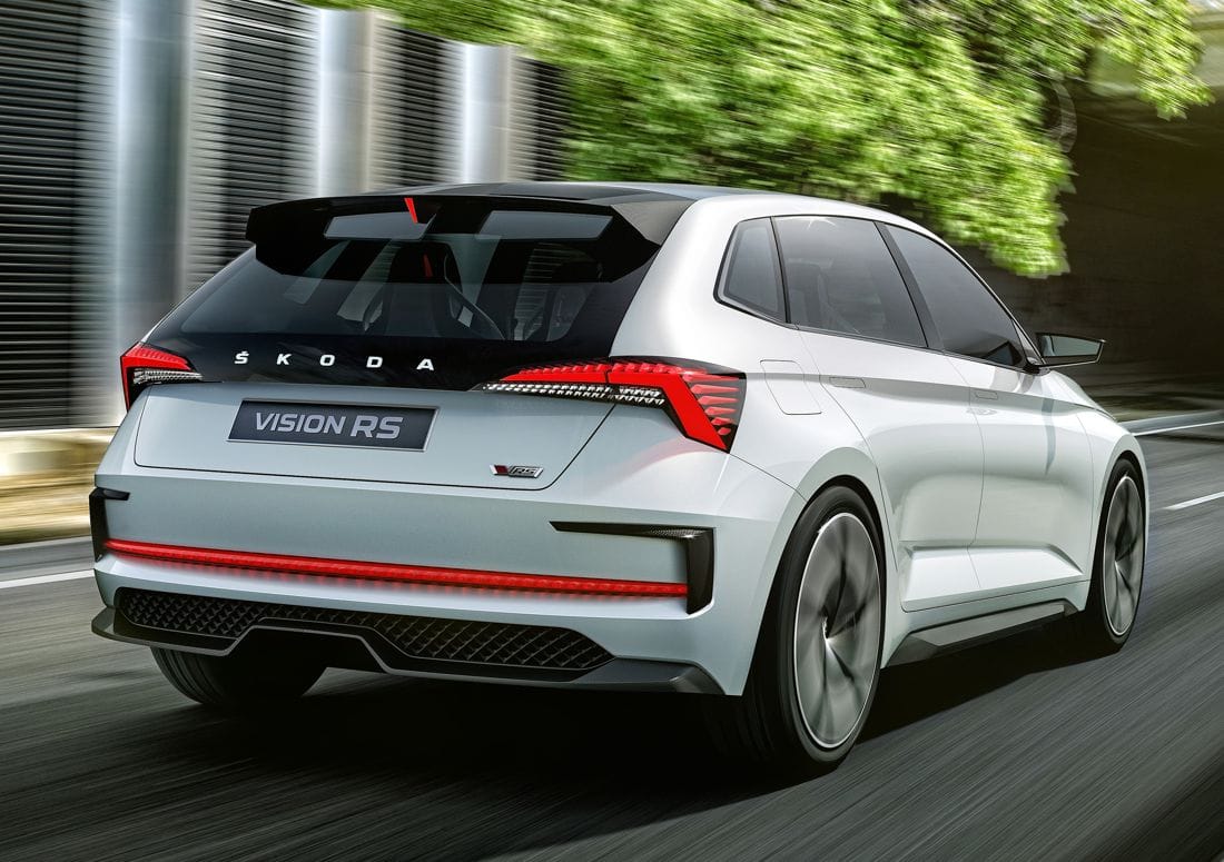 skoda vision rs, skoda vision rs concept car, skoda vision rs prototipo, skoda vision rs salon de paris 2018, skoda spaceback 2019, skoda hibrido, skoda vision rs hibrido, skoda vision rs prototipo hibrido, skoda spaceback 2020, skoda spaceback hibrido