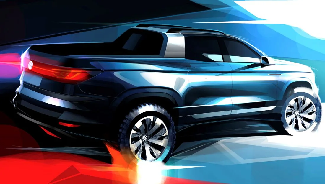 volkswagen pick up, volkswagen pick up mediana, volkswagen pick up basada en el polo, volkswagen pick up salon de sao paulo 2018, volkswagen pick up 2019