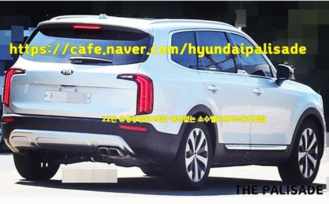 kia telluride, kia telluride teaser, kia telluride 2020, kia telluride fotos espia, kia telluride adelanto, kia telluride primeras fotos