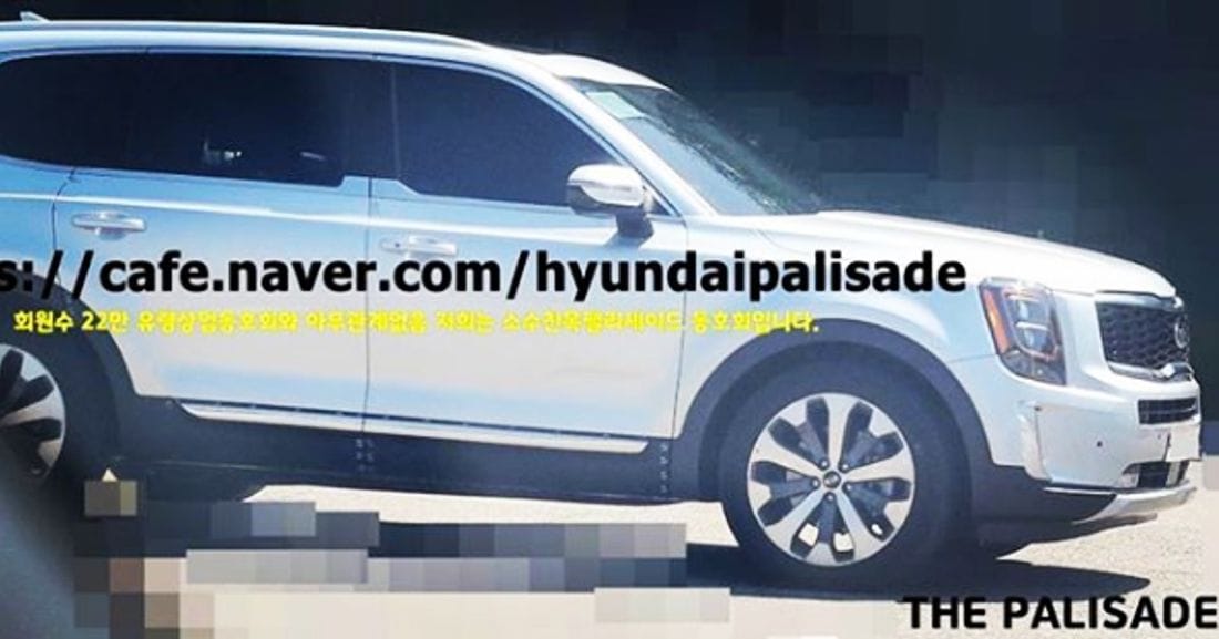 kia telluride, kia telluride teaser, kia telluride 2020, kia telluride fotos espia, kia telluride adelanto, kia telluride primeras fotos