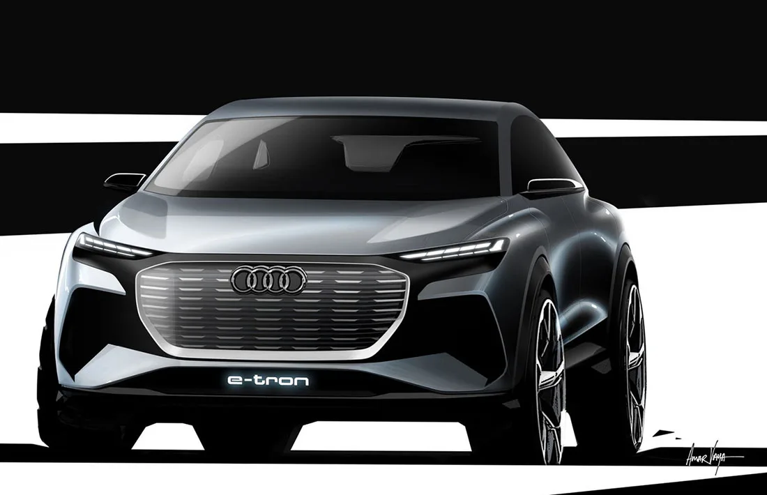 audi q4 e-tron, audi q4 e-tron bocetos, audi q4 e-tron imagenes, audi q4 e-tron fotos, audi q4 e-tron primeras imagenes, audi q4 e-tron caracteristicas, audi q4 e-tron especificaciones, audi q4 e-tron exterior, audi q4 e-tron interior, audi q4 e-tron ficha tecnica, audi q4 e-tron salon de ginebra, audi q4 electrica, audi q4 electrificada, nueva audi q4 e-tron, audi q4 e-tron produccion, carros electricos de audi, vehiculos electricos de audi