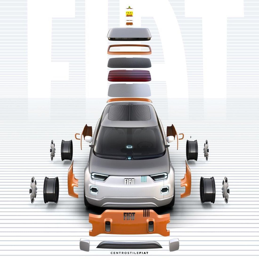 fiat concept centoventi, fiat centoventi, city car fiat, fiat electrico, auto fiat electrico, fiat concept cars, fiat concept centoventi caracteristicas, fiat concept centoventi fotos, fiat concept centoventi dimensiones, fiat concept centoventi autonomia, fiat concept centoventi 2019, auto urbano fiat, fiat colombia, fiat argentina, fiat mexico, fiat centoventi colombia