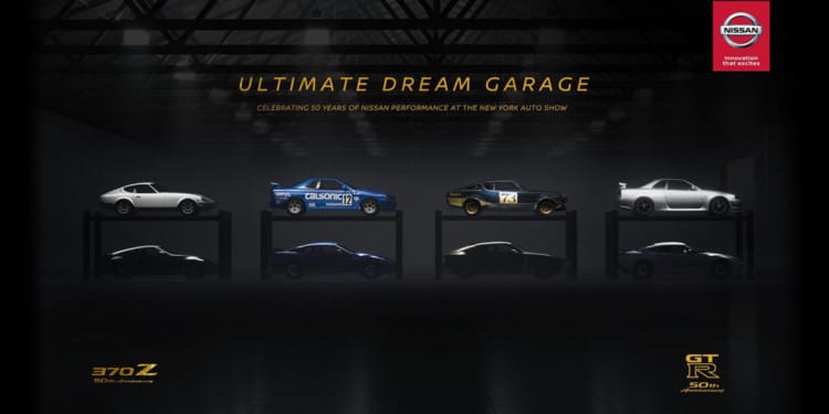 nissan, nissan z, nissan gt r, nissan z edicion especial, nissan z edicion de aniversario, nissan gt r edicion especial, nissan gt r edicion de aniversario, nissan ultimate dream garage, ultimate dream garage nissan, ultimate dream garage salon de nueva york, ultimate dream garage nueva york, nissan 370z, nissan gt r50, nissan gt r50 italdesign, datsun 240z, nissan skyline gt r, nissan salon de nueva york, nissan nueva york 2019