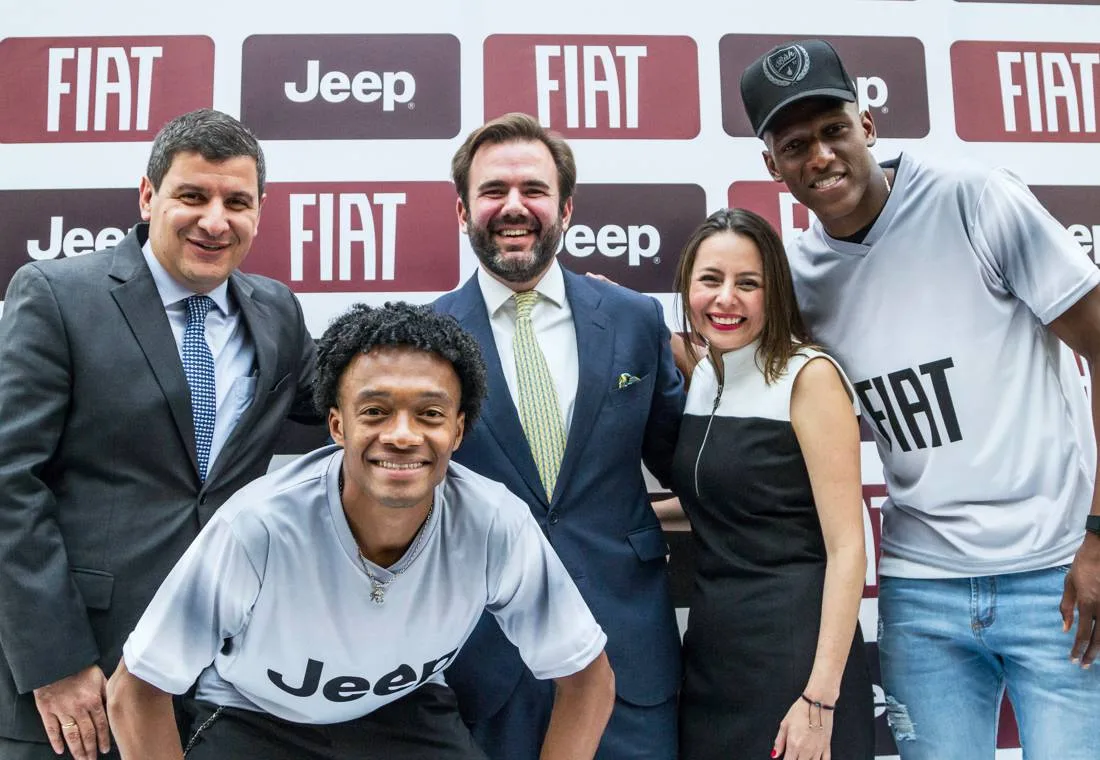 juan guillermo cuadrado, yerry mina, juan guillermo cuadrado jeep, juan guillermo cuadrado embajador jeep, juan guillermo cuadrado embajador jeep en colombia, yerry mina fiat, yerry mina embajador fiat, yerry mina embajador fiat en colombia