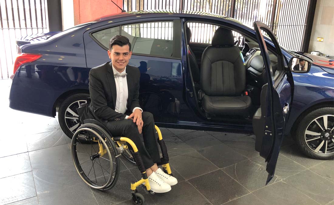  Nissan presentó en México su primer carro para personas con discapacidad