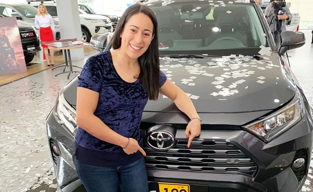 toyota rav4 colombia, toyota rav4 en colombia, toyota rav4 2020, mariana pajon, carro de mariana pajon, mariana pajon embajadora toyota