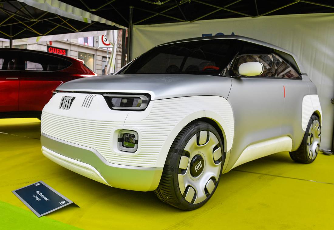 fiat concept centoventi, concepto fiat centoventi, fiat centoventi, fiat panda 2021, fiat concept centoventi premio de diseño, red dot awards 2019, fiat concept centoventi red dot awards 2019