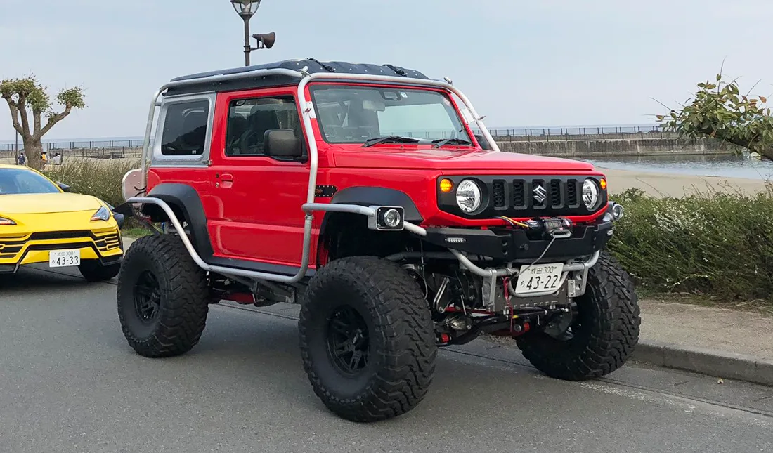suzuki jimny monster truck, susuki jimny, suzuki, suzuki todoterreno, carros todoterrreno, suzuki 4x4, suzuki jimny modificaciones
