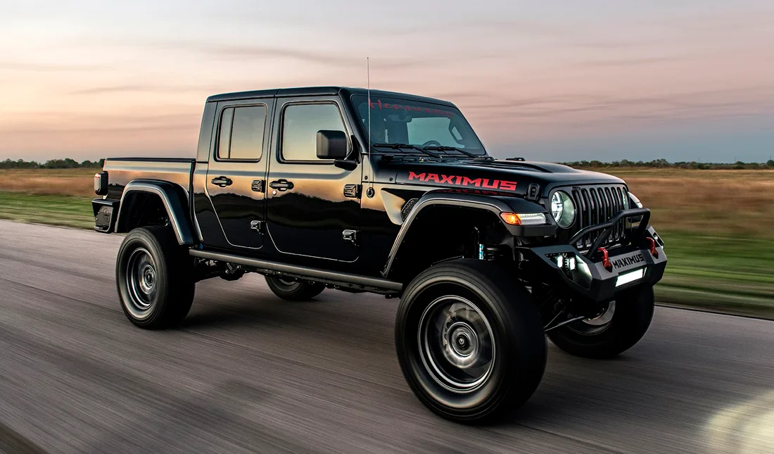 jeep gladiator hennessey maximus, jeep gladiator edicion especial, jeep galdiator, jeep gladiator hennessey, jeep, todoterreno, 4x4