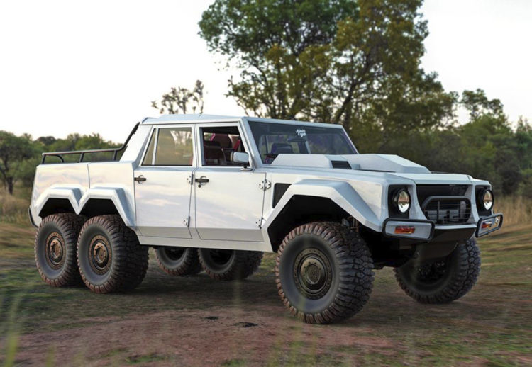 lamborghini lm002 6x6, lamborghini lm002, lamborghini, foto espía, recreaciones, lamborghini lm002 seis ruedas, recreaciones lamborghini lm002, recreaciones de carros
