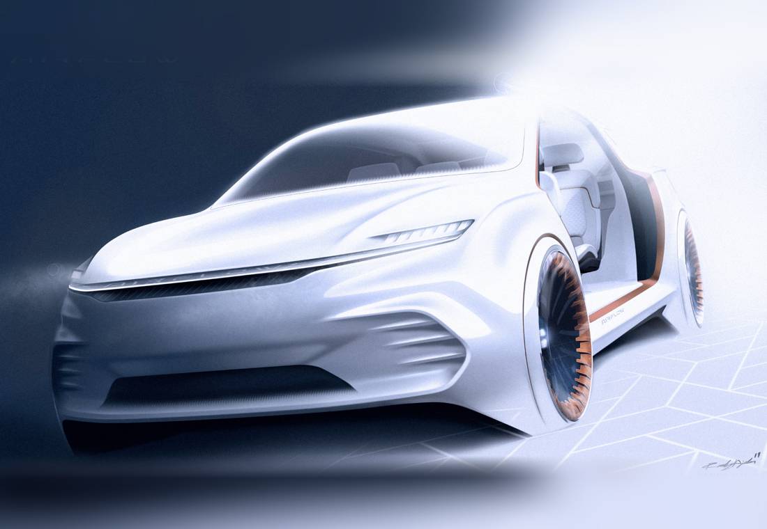 chrysler airflow vision, autos con mas tecnologia 2020, fca ces 2020, fiat chrysler ces 2020, chrysler airflow vision 2020, chrysler airflow vision concept car, concept cars ces 2020, autos mas modernos 2020
