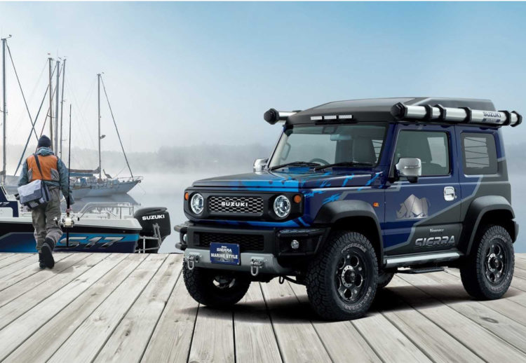 suzuki jimny, suzuki, suzuki jimny sierra, suzuki jimny sierra marine style, nuevo suzuki marine style, carros todoterreno, suzuki edicion especial, marine style, sierra marine style, carros 4x4
