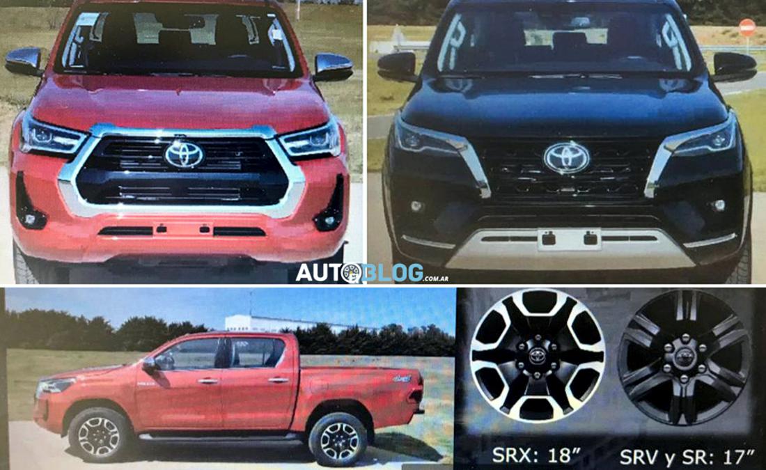 toyota hilux 2021, toyota fortuner 2021, toyota sw4 2021, toyota hilux 2021 filtrada, toyota fortuner 2021 filtrada, toyota hilux 2021 america latina, toyota sw4 fortuner 2021 america latina, toyota hilux 2021 argentina, toyota sw4 fortuner 2021 argentina, toyota hilux 2021 colombia, toyota sw4 fortuner 2021 colombia