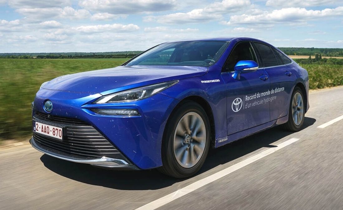 Competencia Nos vemos Canal El Toyota Mirai de hidrógeno rompió récord de autonomía: 1.000 kms con una  carga