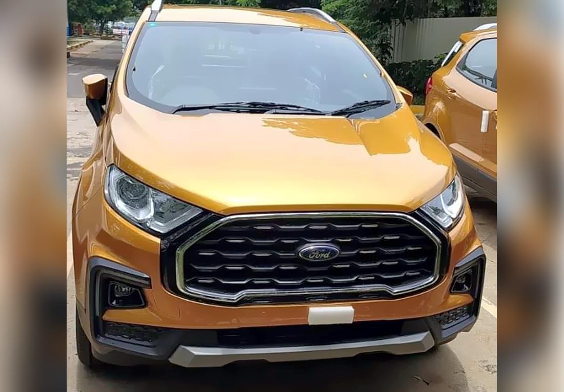Ford EcoSport 2022 fotos espía en India