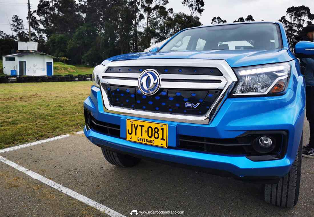 Dongfeng Rich 6 EV, electric bakkie in Colombia