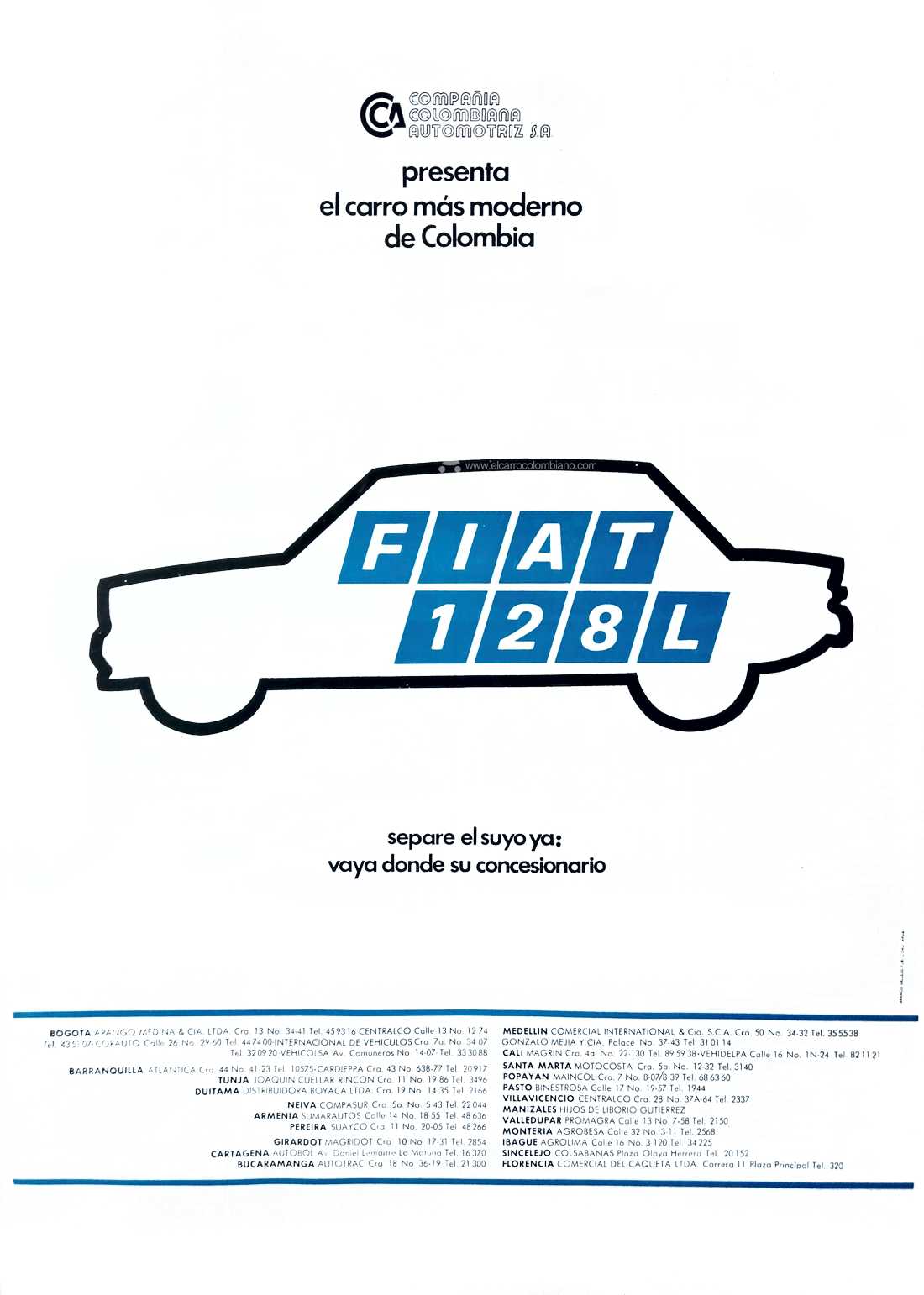 Fiat 128 en Colombia