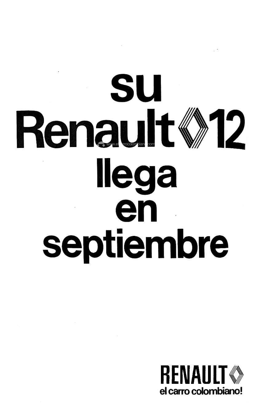 Renault 12 publicidad 1973