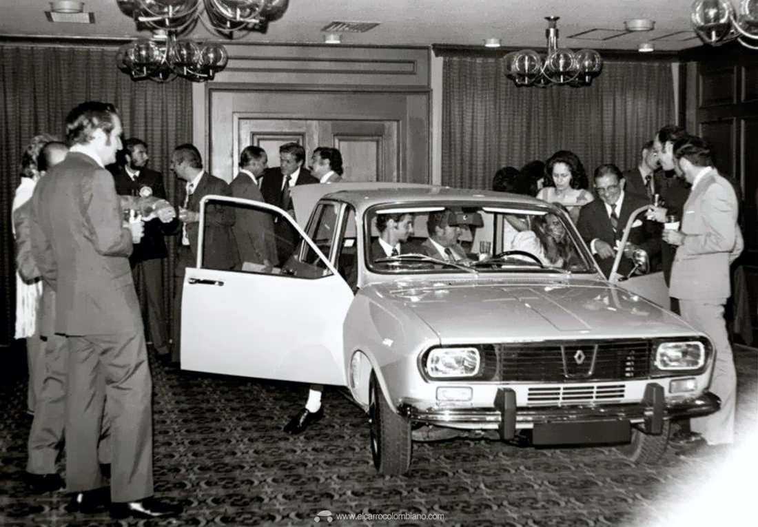 Renault 12 lanzamiento en Colombia, 1973.