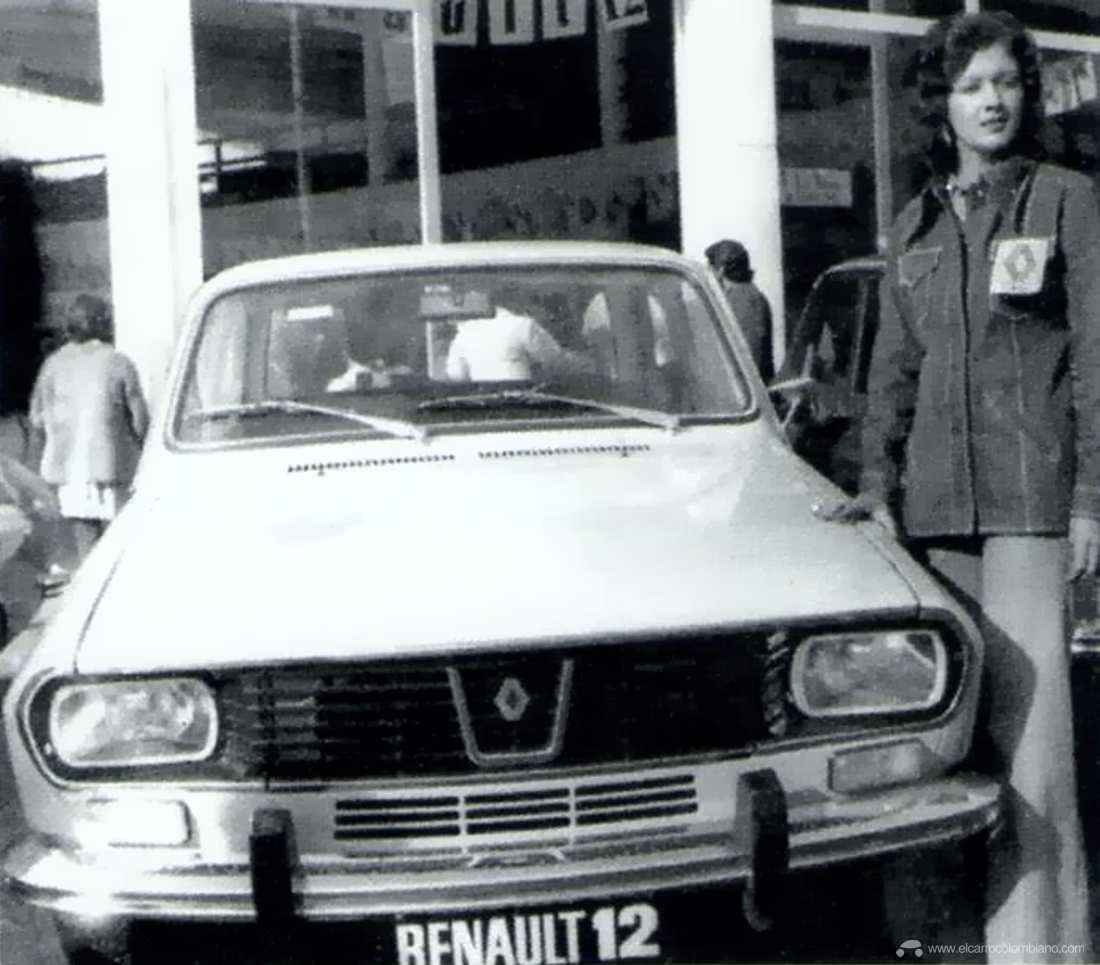 Renault 12 lanzamiento en Colombia, 1973.
