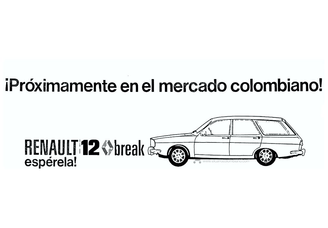 Renault 12 Break publicidad 1974