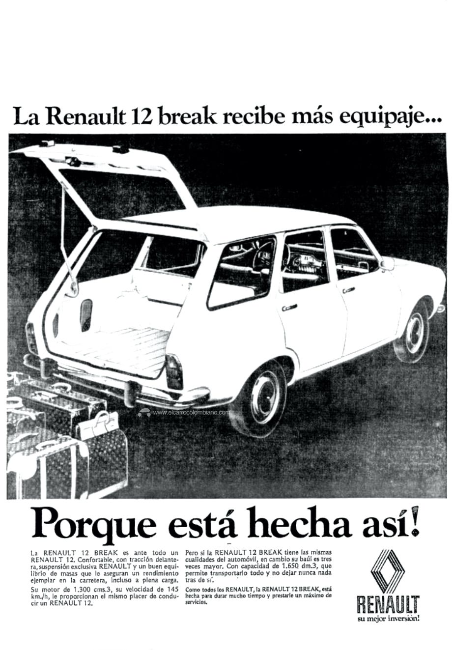 Renault 12 Break publicidad 1974