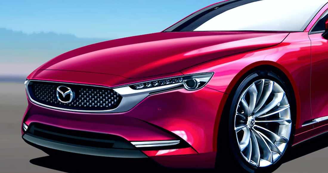 Mazda 6 Hybrid 2023, proyección digital