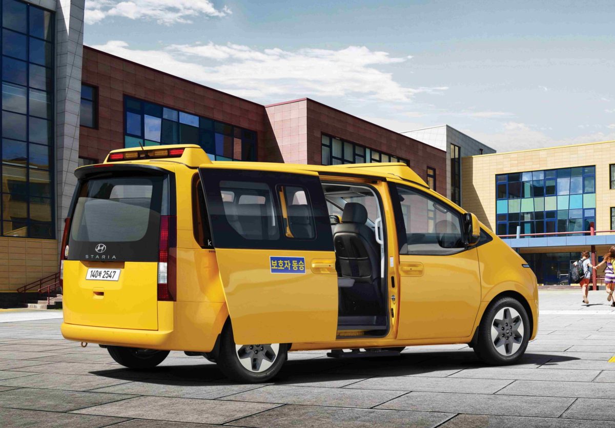 Hyundai Staria Kinder: revolución para el transporte escolar