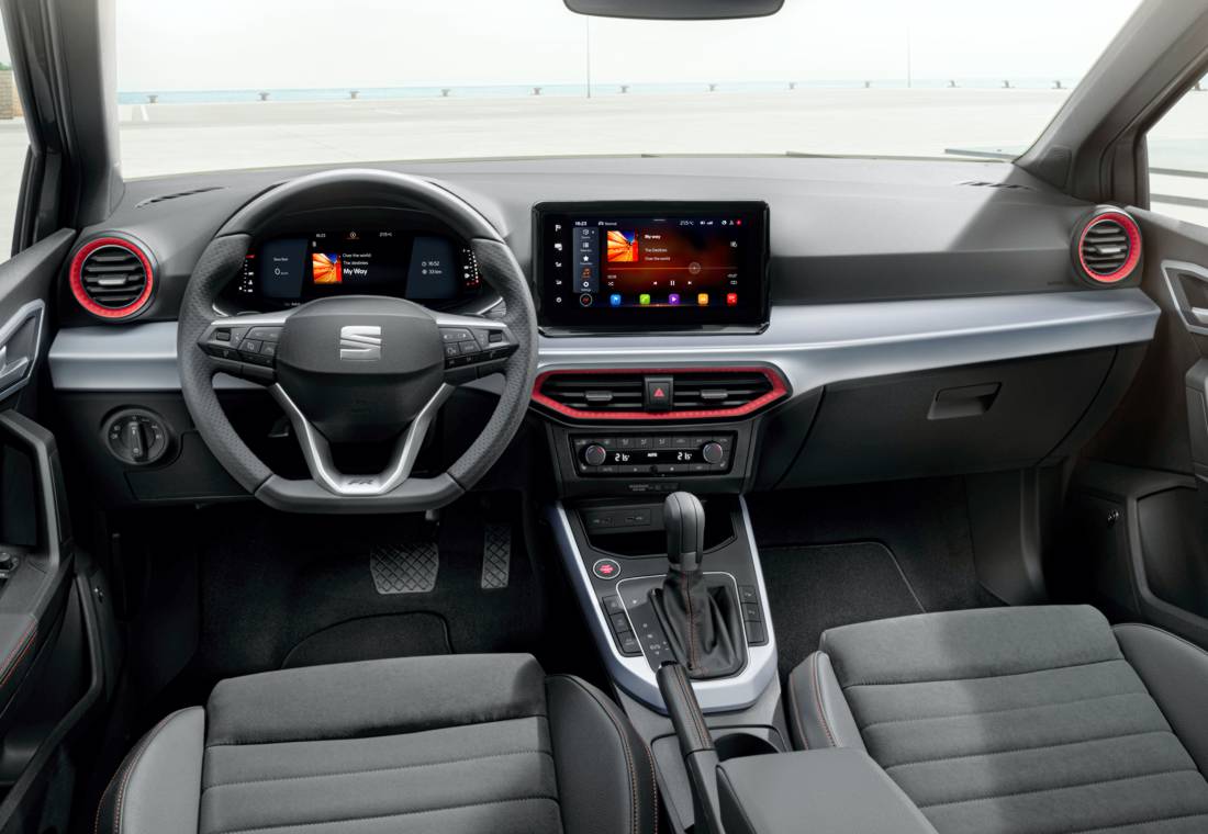 SEAT Ibiza y Arona 2022, interior.