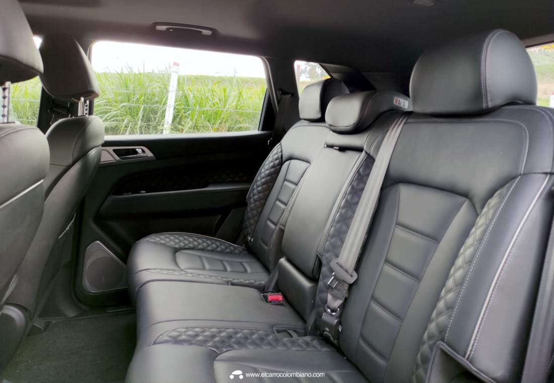 Camioneta SsangYong Rexton G4 2022 7 puestos, interior