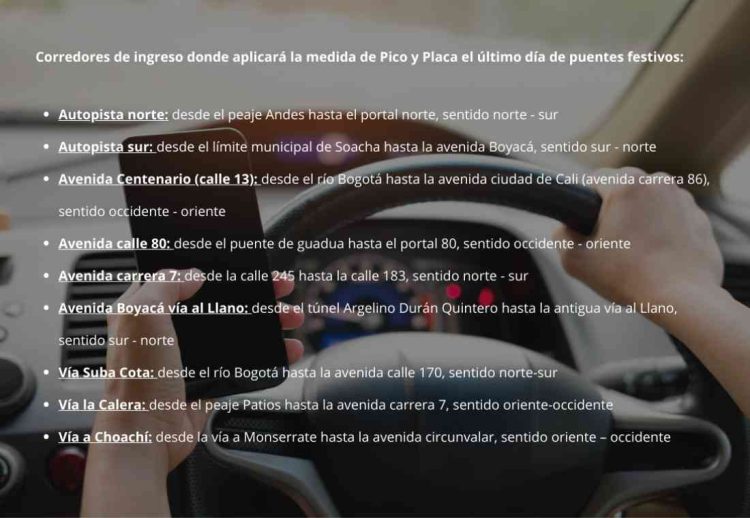 corredores-viales-pico-y-placa-dias-festivos