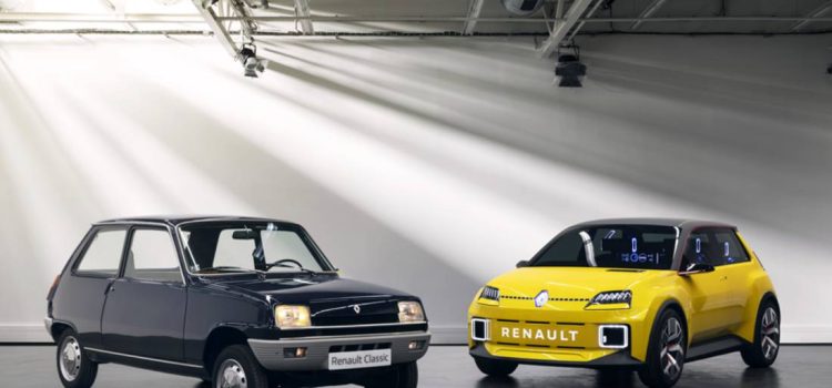 Renault 5 1972 y Renault 5 eléctrico 2024