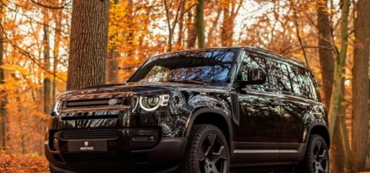 Land Rover Defender Valiance Black Steel de Heritage Customs