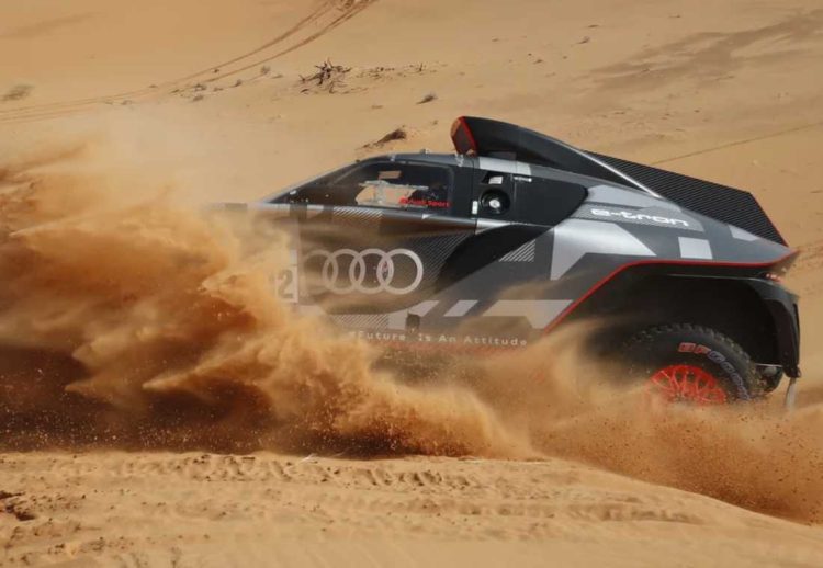 Audi RS Q e-tron-manejado-por-carlos-sainz-rally-dakar