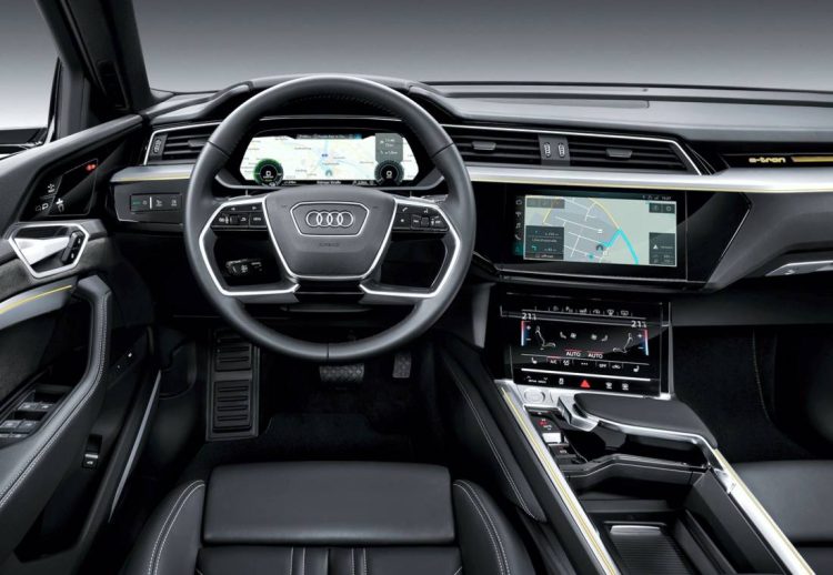 Audi e-tron SUV eléctrico interior