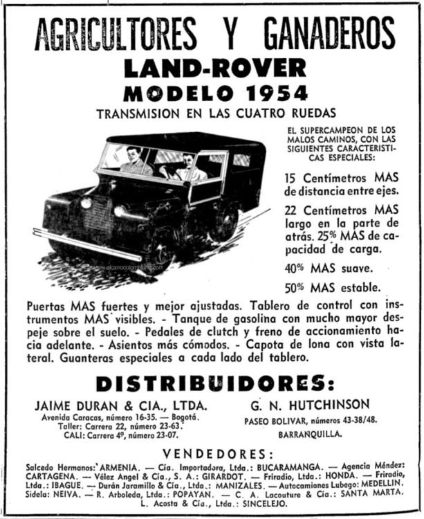 Land Rover 1949 Colombia