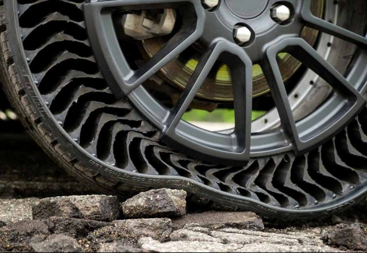 Michelin prepara Neumático sin aire