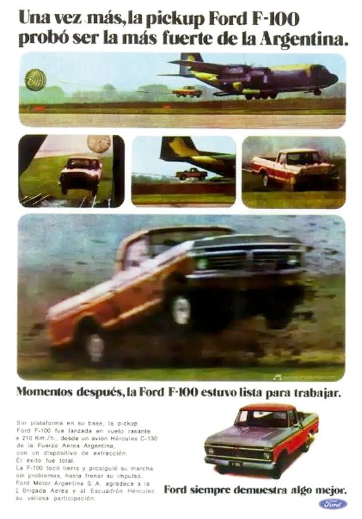 Ford F-100 comercial Hércules 1974