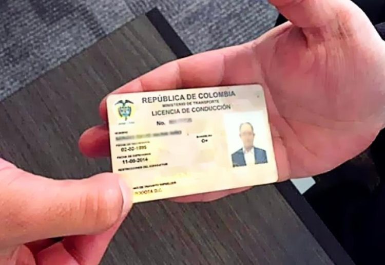 Licencia de Conducción Colombia