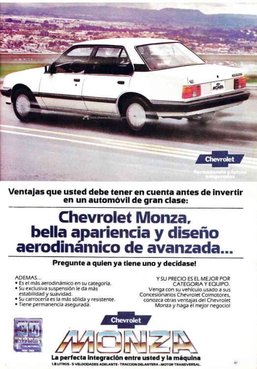 Chevrolet Monza Colombia