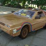 DeLorean DMC-12 de madera